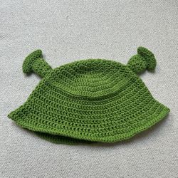 Knitted Shrek Hat