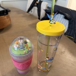 Set of Two Disney Collectible Tumblers 