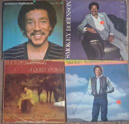 Smokey Robinson 4 LP Lot~ 1(contact info removed) Tamla Orig 1st Press~VG+/(G+ -EX)