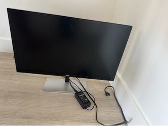 AOC I2779VH 27" LED 1080p Monitor 60Hz 5ms HDMI VGA Black/Silver