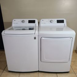 LG washer and electric dryer free deliver and install 6 month warranty