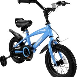 Kids Bike for Boys Girls 14” 16”Blue 