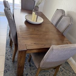 Dining Table Set With 6 Chairs 