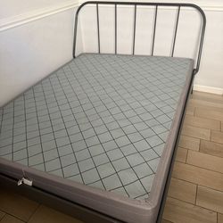 Queen Farm Style Gray Bed frame
