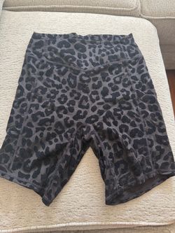 Balance Athletica (now known as Vitality) Midnight Cheetah Biker Shorts