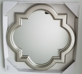Silver finish mirror
