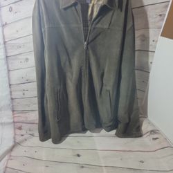 Polo Ralph Lauren Genuine Leather Dark Brown Jacket Men's Size XL