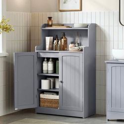 Bathroom Storage Cabinet with 2 Doors