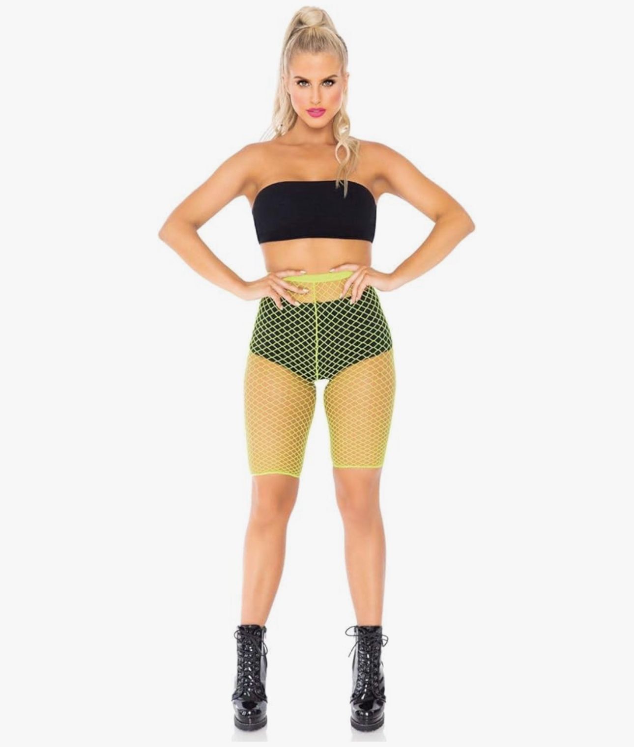ONE SIZE Women's Troublemaker Fishnet Short