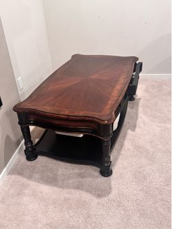 Wood Coffee table with storage