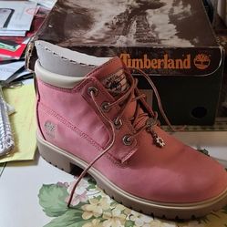 Timberland Women's Nellie Prem Pink Boots 