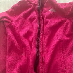  Women’s Pink North Face Fleece Jacket S/M