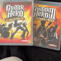 GUITAR HERO WORLD TOUR AND LEGENDS OF ROCK PS3