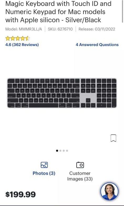 Numerical Apple Keyboard
