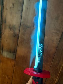 31.5” Light-Up Toy Sword with Sparks, Fog, Sound