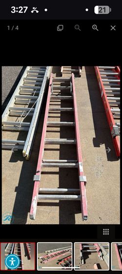 24 foot Louisville Fiberglass Ladder