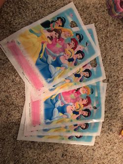 Princess party supplies and jewelry