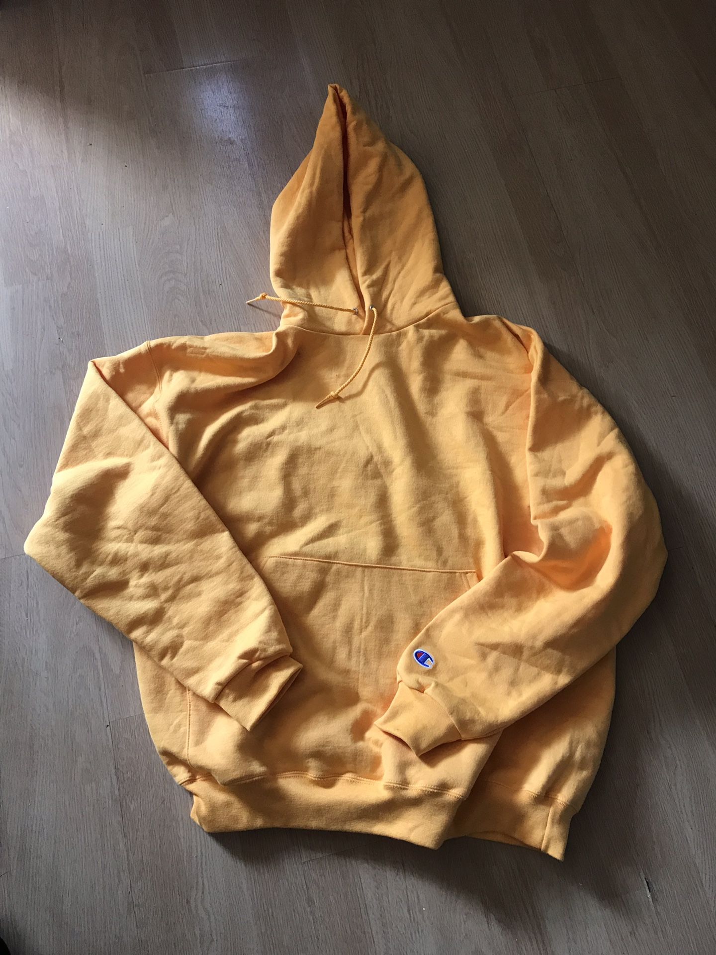 Champion hoodie yellow zse M