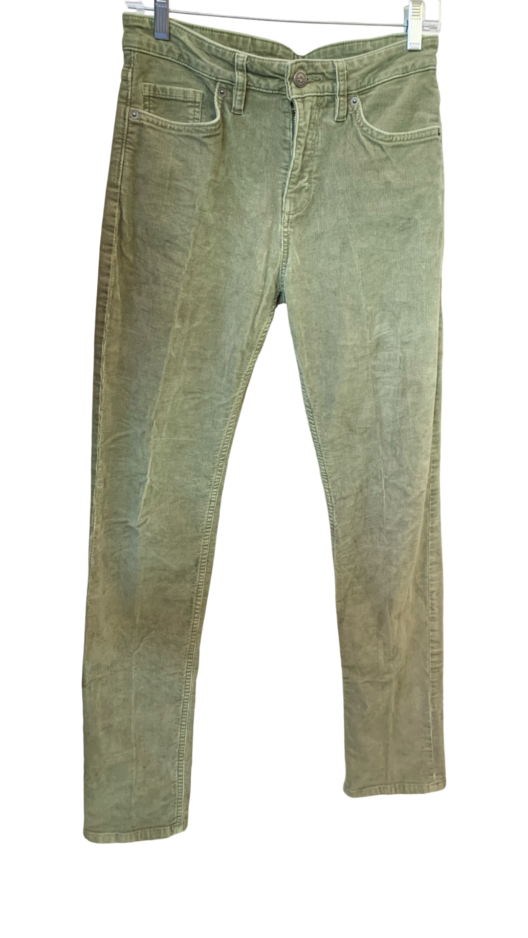 Patagonia Women’s Fitted Corduroy Pants Size 28 Arbor Green