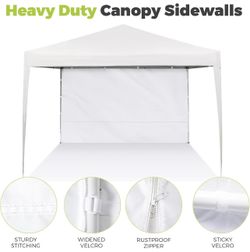 Canopy wall for 10x10