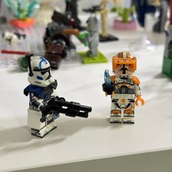 Commander Cody & Fives Lego Star Ears Clones Troopers
