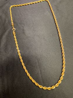 14K Plated Rope Chain New