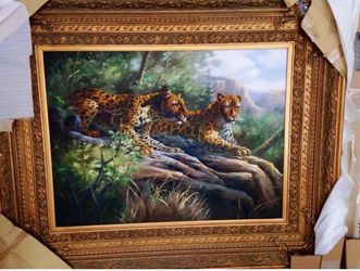 Oil Painting (Cheetahs)