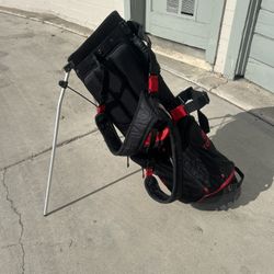 Golf Stand Bag With Legs And Backpack Style Carrying Strap Toyota Not Taylormade Callaway Ping
