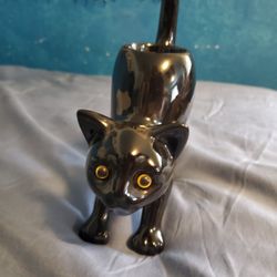 Partylite Black Cat Tealight Holder Retired