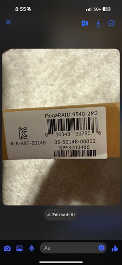 Broadcom MegaRAID 9540-2M2,