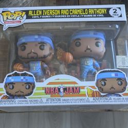 Allen Iverson Carmelo Anthony NBA Jam Funko Pop 2 Pack
