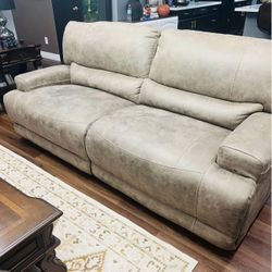 Leather 180 Convertible Sofa