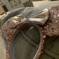 Pink Sequence Minnie Ears