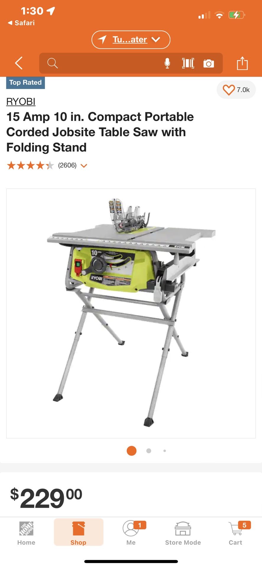 Ryobi Table Saw