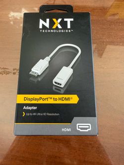 NXT DisplayPort to HDMI