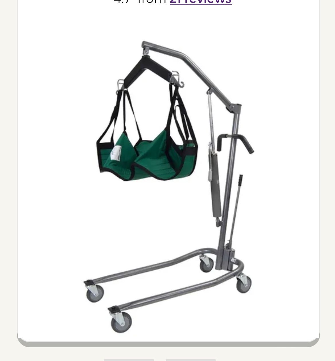 medical Deluxe Hydraulic Lift by Drive Medical