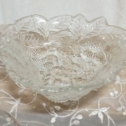 Vintage Indiana Glass Logan Berry Clear Dish 