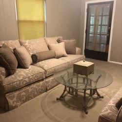 Beautiful Like New Taupe Furniture Set