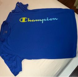 Champion Logo T-Shirt Royal Blue youth 14/16