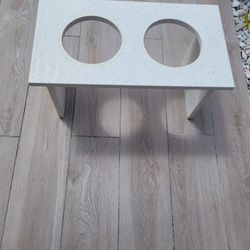 Custom Quartz Pet Feeding Station