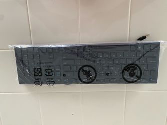 Full-Size Wired USB Keyboard for dell computer