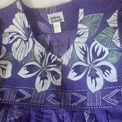 Moo Moo Dress Hawaiian print