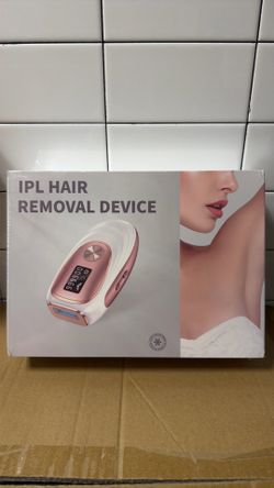 IPL Laser Hair Removal Device for Women & Men - Home 45°F Ice-Cooling Contact for Painless & Long-Lasting Results, 86% Hair Reduction in 3 Weeks for F