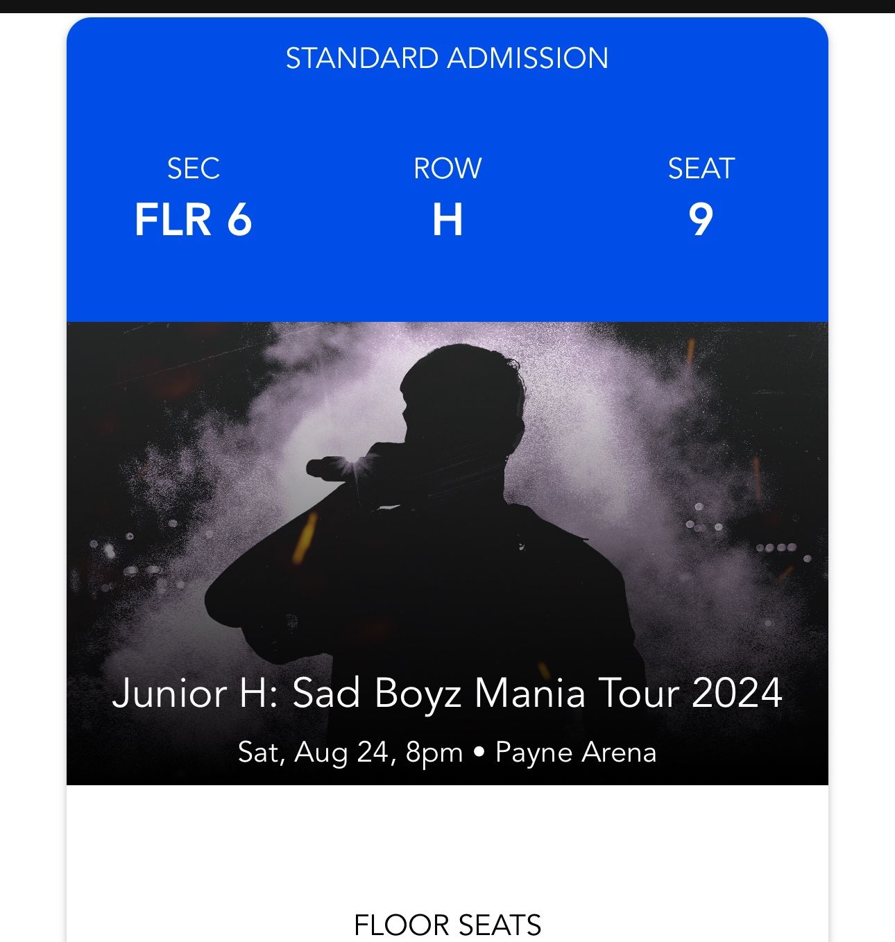 Junior H 1 Ticket