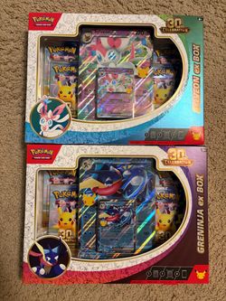 Pokémon TCG 30th Celebration Sylveon & Greninja ex Box Set
