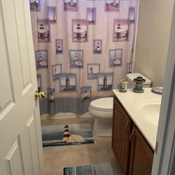 Shower Curtain And Accessories 