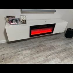 Floating tv stand