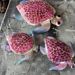 Metal Decorations Turtle