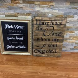 Wedding Signs 