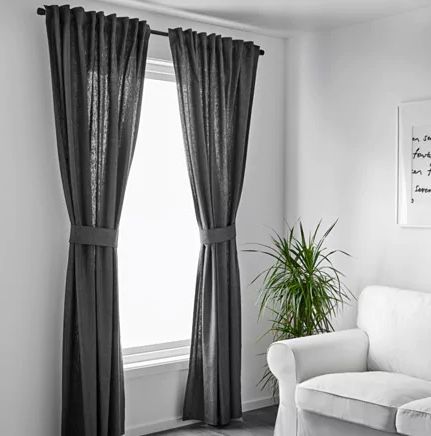 IKEA Ingert Curtains (98” x 57”)